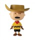 Figura Charlie Brown Cowboy Peanuts Snoopy 8,5 cms