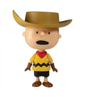 Figura Charlie Brown Cowboy Peanuts Snoopy 8,5 cms