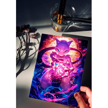 Placa Decorativa Pokémon Newton Metálica Cuadro Póster HD