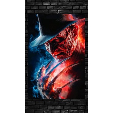 Placa Decorativa Freddie Kruger Metálica Cuadro Póster HD