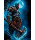 Placa Decorativa God Of Ware Ragnarok Metálica Cuadro Póster HD