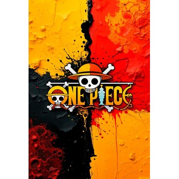 Placa Decorativa One Piece Metálica Cuadro Póster HD