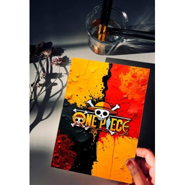 Placa Decorativa One Piece Metálica Cuadro Póster HD