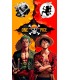 Placa Decorativa Luffy & Roronoa Metálica Cuadro Póster HD