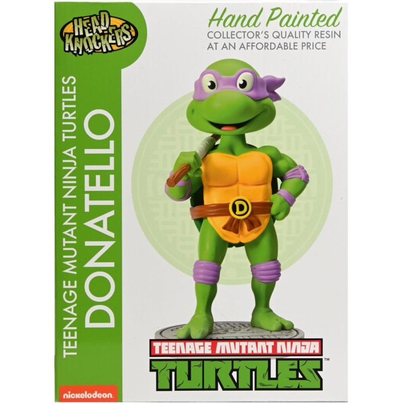 Figura Donatello TMNT Las Tortugas Ninja Head Knockers 16,5 cms