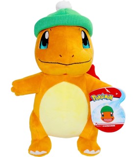 Peluche Charmander Con Gorro Pokémon 20 cms