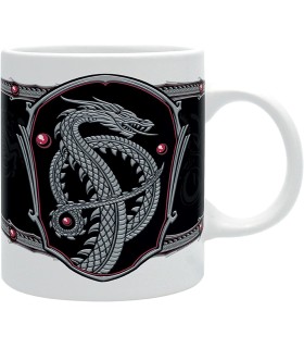 Taza Silver Dragon La Casa Del Dragón Juego De Tronos Cerámica 320 mls