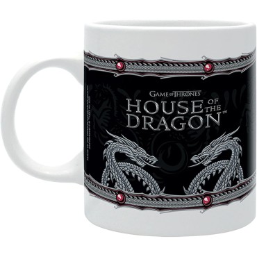 Taza Silver Dragon La Casa Del Dragón Juego De Tronos Cerámica 320 mls