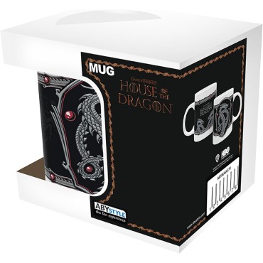 Taza Silver Dragon La Casa Del Dragón Juego De Tronos Cerámica 320 mls
