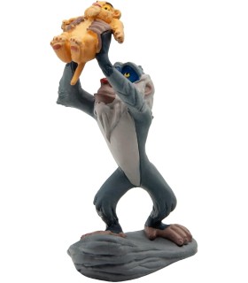 Figura Rafiki Y Simba Pride Rock El Rey León Disney 10 cms