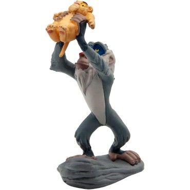 Figura Rafiki Y Simba Pride Rock El Rey León Disney 10 cms