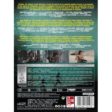 Rambo - La Trilogia (4K UHD + Blu-ray) Pack 3 peliculas: Acorralado Parte I / Acorralado Parte II / Rambo III [Blu-ray] [Blu-ray