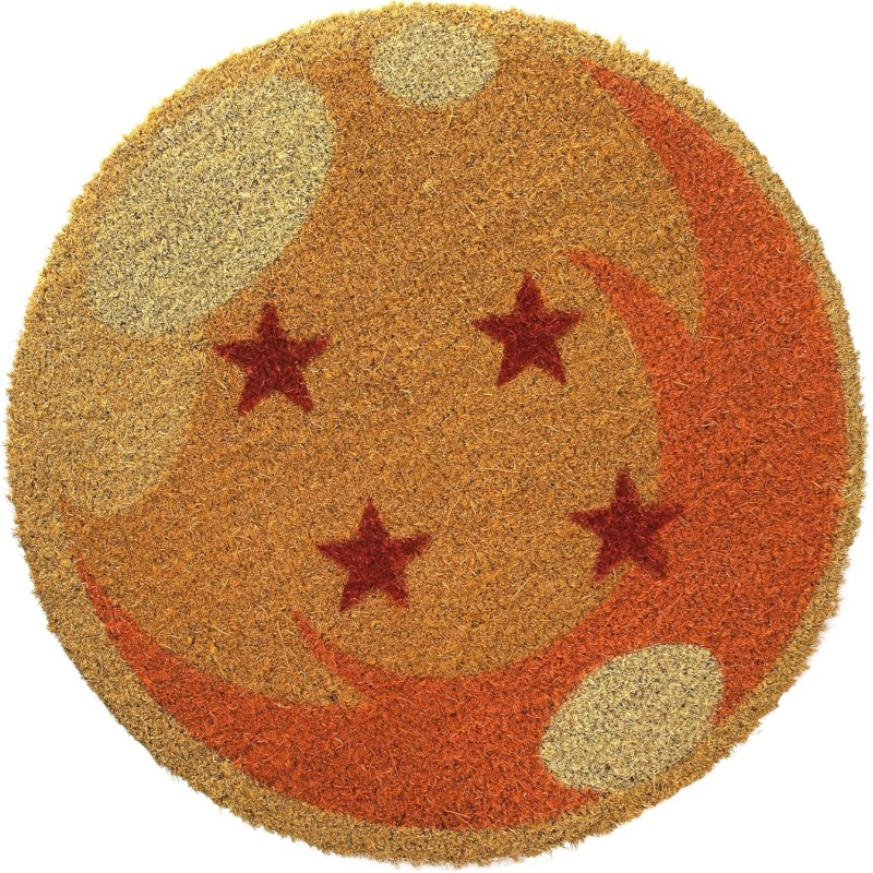 Felpudo Redondo Bola de Dragón 4 Estrellas Dragon Ball 50 cms