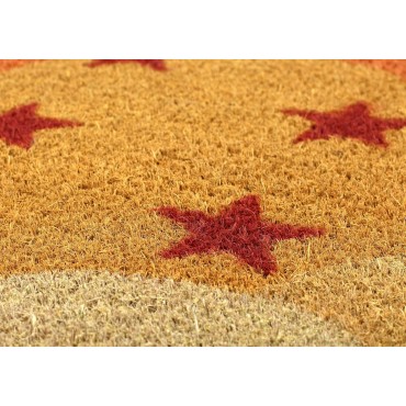 Felpudo Redondo Bola de Dragón 4 Estrellas Dragon Ball 50 cms