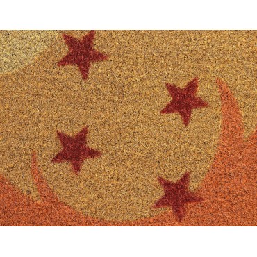 Felpudo Redondo Bola de Dragón 4 Estrellas Dragon Ball 50 cms