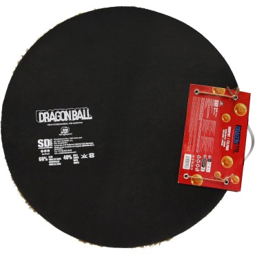 Felpudo Redondo Bola de Dragón 4 Estrellas Dragon Ball 50 cms