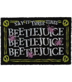Felpudo Say It Three Times Beetlejuice 60 x 40 cms