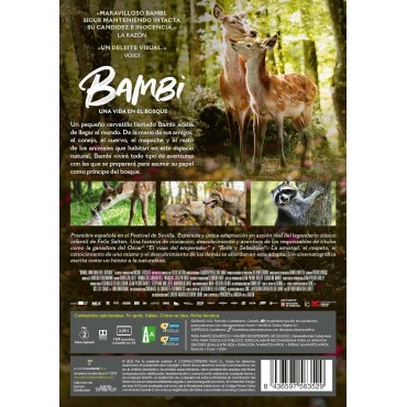 Bambi, Una Vida En El Bosque [DVD] (2024) Bambi, L'histoire d'une vie dans les bois