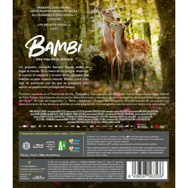 Bambi, Una Vida En El Bosque [Blu-ray] (2024) Bambi, L'histoire d'une vie dans les bois