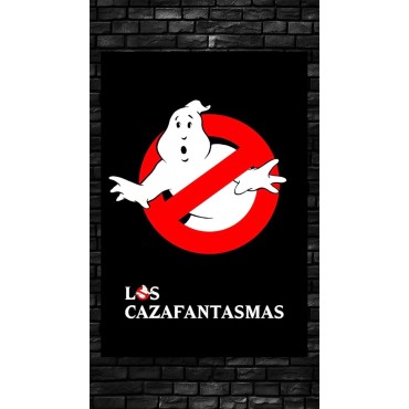 Placa Decorativa Cazafantasmas Metálica Cuadro Póster HD