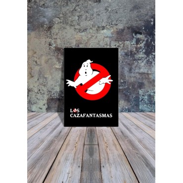 Placa Decorativa Cazafantasmas Metálica Cuadro Póster HD