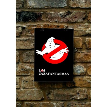 Placa Decorativa Cazafantasmas Metálica Cuadro Póster HD