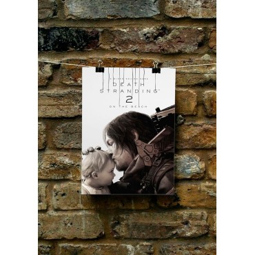 Placa Decorativa Death Stranding II Metálica Cuadro Póster HD