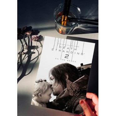 Placa Decorativa Death Stranding II Metálica Cuadro Póster HD