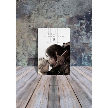 Placa Decorativa Death Stranding II Metálica Cuadro Póster HD