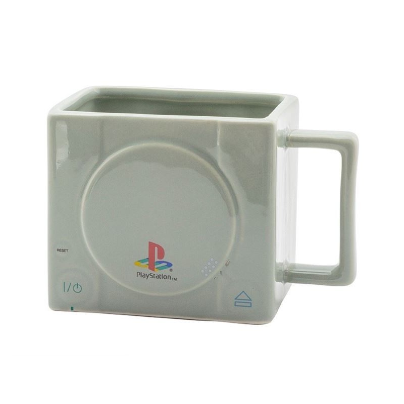 Taza 3D Consola Play Station Sony Cerámica 325 mls