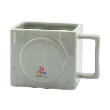 Taza 3D Consola Play Station Sony Cerámica 325 mls