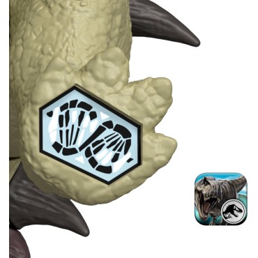 Figura Ankylosaurus Con Sonido Jurassic World Rebirth Articulada 12 cms