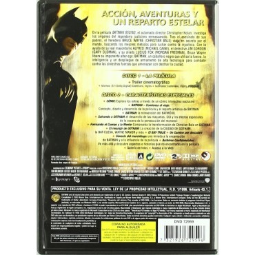 Batman begins (Batman el inicio) [Edición especial] [DVD]