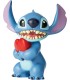 Figura Stitch con Corazón Lilo & Stitch Figura Decorativa 9,5 cms