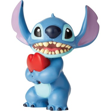 Figura Stitch con Corazón Lilo & Stitch Figura Decorativa 9,5 cms