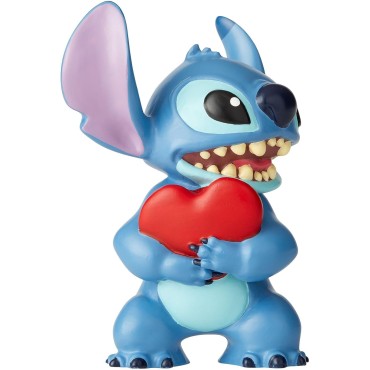 Figura Stitch con Corazón Lilo & Stitch Figura Decorativa 9,5 cms