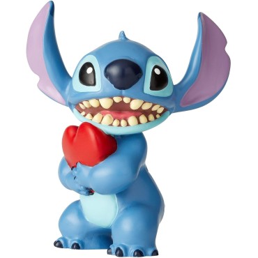 Figura Stitch con Corazón Lilo & Stitch Figura Decorativa 9,5 cms
