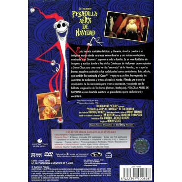Pesadilla antes de navidad (DVD) [DVD]