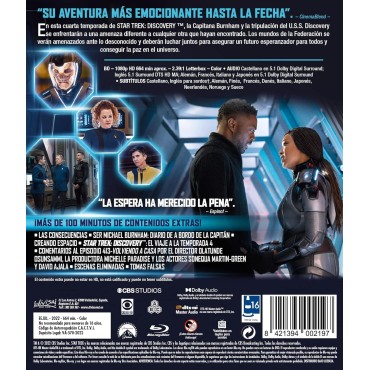 Star Trek Discovery - Temporada 4 (Blu-ray) (4 discos) [Blu-ray]