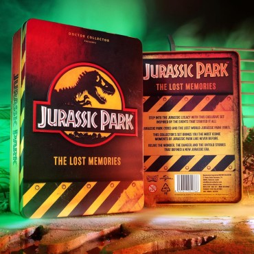 Caja de Coleccionista The Lost Memories Jurassic Park 21 Items Exclusivos
