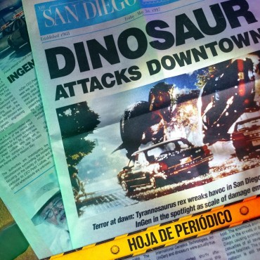 Caja de Coleccionista The Lost Memories Jurassic Park 21 Items Exclusivos