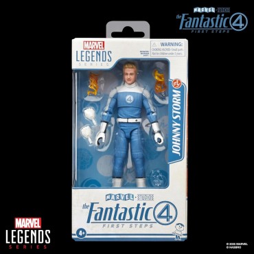 Figura Johnny Storm Los 4 Fantásticos Primeros Pasos Marvel Articulada 15 cms