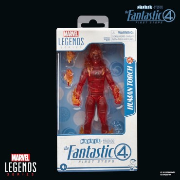 Figura Antorcha Humana Los 4 Fantásticos Primeros Pasos Marvel Articulada 15 cms
