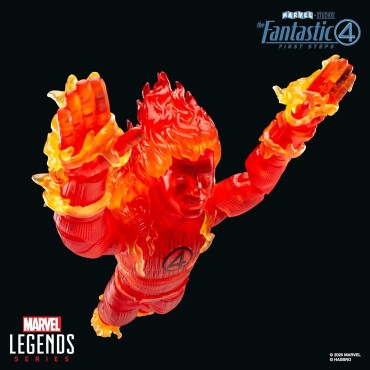 Figura Antorcha Humana Los 4 Fantásticos Primeros Pasos Marvel Articulada 15 cms