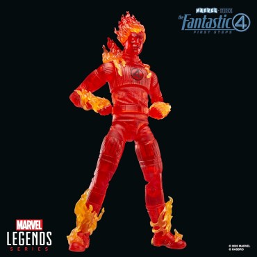 Figura Antorcha Humana Los 4 Fantásticos Primeros Pasos Marvel Articulada 15 cms