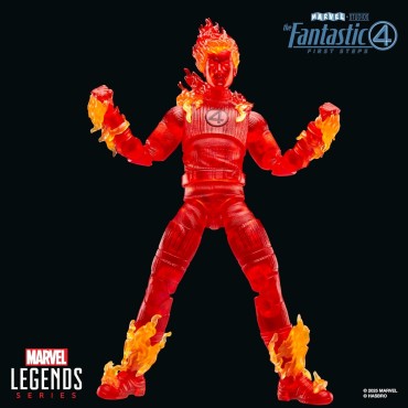 Figura Antorcha Humana Los 4 Fantásticos Primeros Pasos Marvel Articulada 15 cms