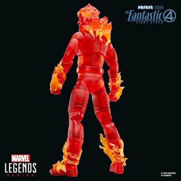 Figura Antorcha Humana Los 4 Fantásticos Primeros Pasos Marvel Articulada 15 cms