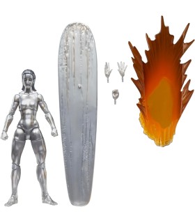 Figura Estela Plateada Silver Surfer Shalla-Bal Los 4 Fantásticos Primeros Pasos Marvel Articulada 15 cms
