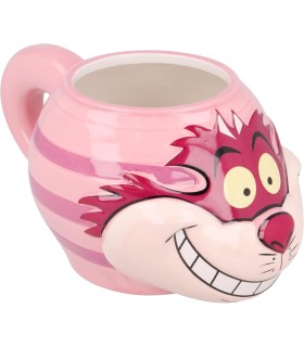 Taza 3D Gato de Cheshire Alicia en el País de las Maravillas Disney Cerámica 500 mls