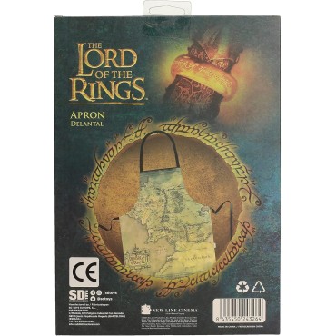 Delantal Mapa Tierra Media El Señor de los Anillos 